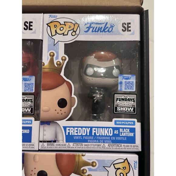 Funko Fundays 2025 Freddy As Black Lantern LE 500, As Zuko, Orange Lantern - Picture 3 of 5